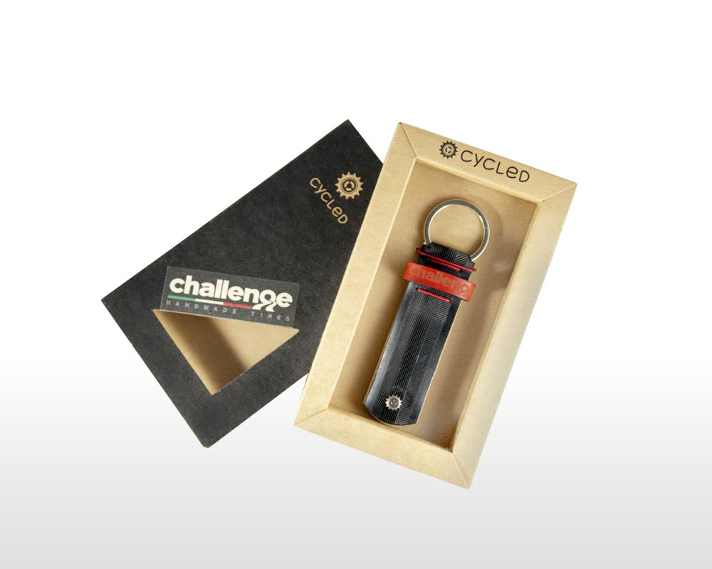 CHALLENGE Upcycled Tire Keychain