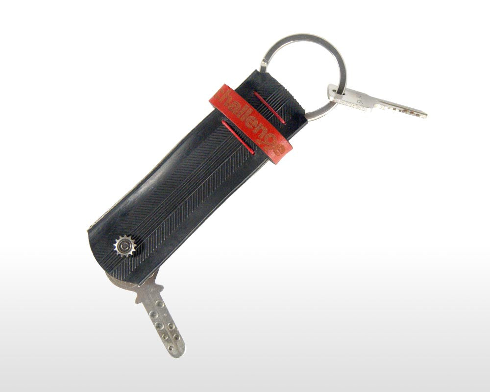 CHALLENGE Upcycled Tire Keychain